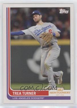 2022 Topps 582 Montgomery Club Set 3 - [Base] #7 - Trea Turner