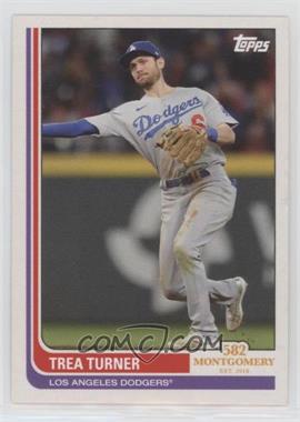 2022 Topps 582 Montgomery Club Set 3 - [Base] #7 - Trea Turner