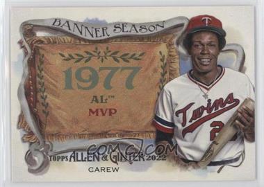 2022 Topps Allen & Ginter - Banner Seasons #BS-13 - Rod Carew