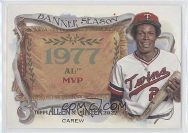 2022 Topps Allen & Ginter - Banner Seasons #BS-13 - Rod Carew