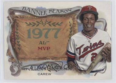 2022 Topps Allen & Ginter - Banner Seasons #BS-13 - Rod Carew