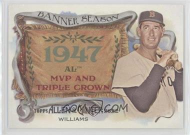 2022 Topps Allen & Ginter - Banner Seasons #BS-7 - Ted Williams