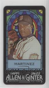 2022 Topps Allen & Ginter - [Base] - Mini Stained Glass #373 - Exclusives Extended EXT - Pedro Martinez /25