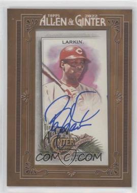 2022 Topps Allen & Ginter - Framed Mini Autographs #MA-BLA - Barry Larkin