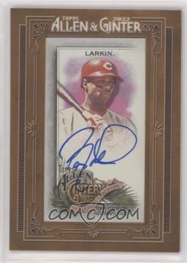 2022 Topps Allen & Ginter - Framed Mini Autographs #MA-BLA - Barry Larkin