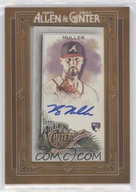 2022 Topps Allen & Ginter - Framed Mini Autographs #MA-KM - Kyle Muller