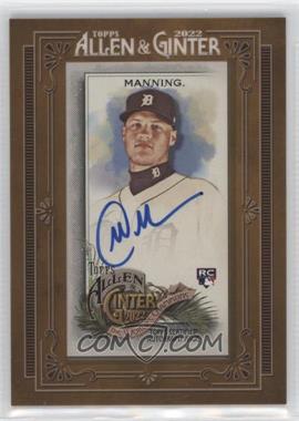 2022 Topps Allen & Ginter - Framed Mini Autographs #MA-MMN - Matt Manning