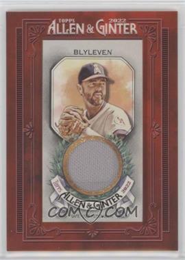 2022 Topps Allen & Ginter - Mini Framed Relics #MFR-BBL - Bert Blyleven