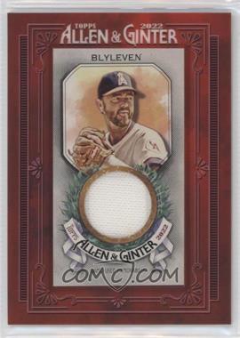 2022 Topps Allen & Ginter - Mini Framed Relics #MFR-BBL - Bert Blyleven