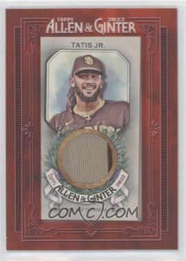 2022 Topps Allen & Ginter - Mini Framed Relics #MFR-FTJ - Fernando Tatis Jr. [EX to NM]