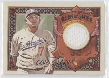 2022 Topps Allen & Ginter - Relics A #AGRA-JU - Julio Urias