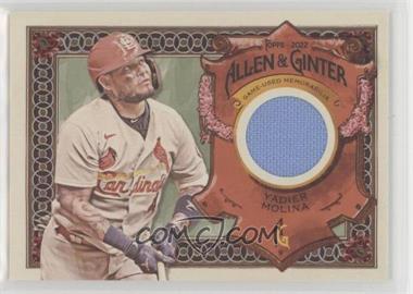 2022 Topps Allen & Ginter - Relics A #AGRA-YM - Yadier Molina