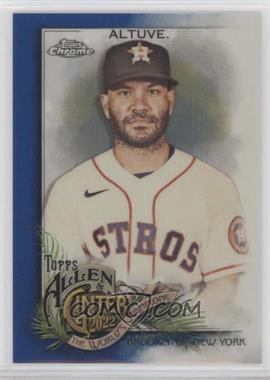 2022 Topps Allen & Ginter Chrome - [Base] - Blue Refractor #96 - Jose Altuve /150