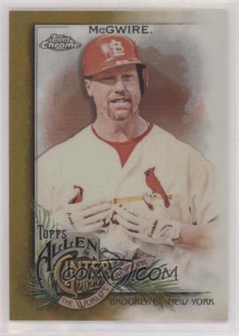 2022 Topps Allen & Ginter Chrome - [Base] - Gold Refractor #102 - Mark McGwire /50