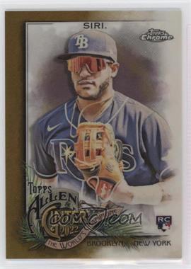 2022 Topps Allen & Ginter Chrome - [Base] - Gold Refractor #296 - Jose Siri /50