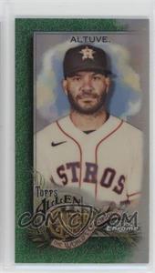 2022 Topps Allen & Ginter Chrome - [Base] - Mini Green Refractor #96 - Jose Altuve /99