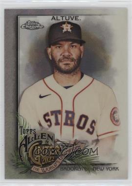 2022 Topps Allen & Ginter Chrome - [Base] - Refractor #96 - Jose Altuve