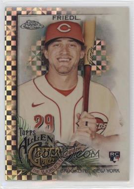 2022 Topps Allen & Ginter Chrome - [Base] - X-Fractor #159 - TJ Friedl