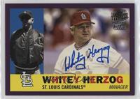 Whitey Herzog #/150