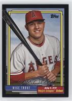 1992 Topps Major League Debut - Mike Trout #/99