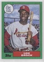 1987 Topps Design - Lou Brock #/125