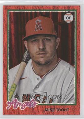2022 Topps Archives - [Base] - Red Hot Foil #150 - 1978 Topps Design - Mike Trout /50