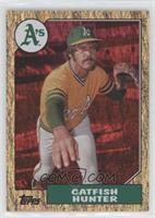 1987 Topps Design - Catfish Hunter #/50