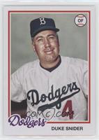 1978 Topps Design - Duke Snider