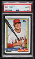 1992 Topps Major League Debut - Mike Trout [PSA 8 NM‑MT]