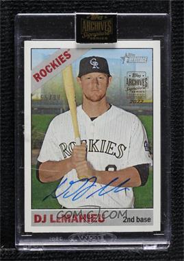 2022 Topps Archives Signature Series - Active Player Edition Buybacks #15THHN-641 - D.J. LeMahieu (2015 Topps Heritage High Number) /97 [Buyback]