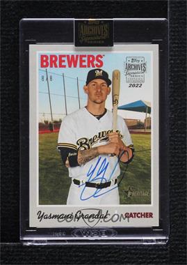 2022 Topps Archives Signature Series - Active Player Edition Buybacks #19TH-506 - Yasmani Grandal (2019 Topps Heritage High Numbers) /8 [Buyback]