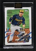 Keston Hiura (2921 Topps Opening Day) [Buyback] #/50