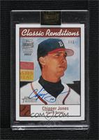 Chipper Jones (2001 Topps Heritage - Classic Renditions) [Buyback] #1/1