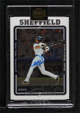 2022 Topps Archives Signature Series - Retired Player Edition Buybacks #05TC-40 - Gary Sheffield (2005 Topps Chrome) /1 [Buyback]