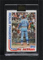 In Action - Rollie Fingers (1982 Topps) [Buyback] #/27