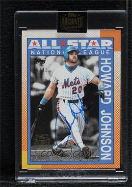 2022 Topps Archives Signature Series - Retired Player Edition Buybacks #90T-399 - Howard Johnson (1990 Topps) /40 [Buyback]