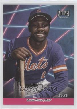 2022 Topps Archives Snapshots - Picture Day - Fuchsia #PD-15 - Mookie Wilson /50