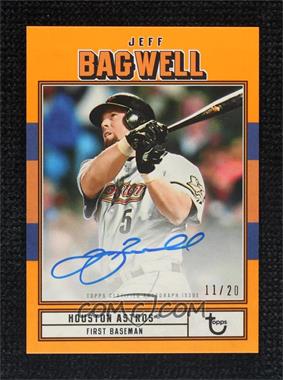 2022 Topps Brooklyn Collection - Autographs - Orange #AC-JB - Jeff Bagwell /20