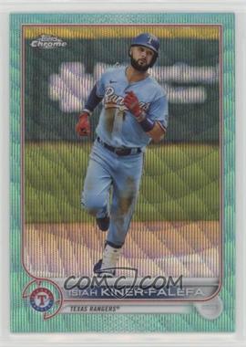 2022 Topps Chrome - [Base] - Aqua Wave Refractor #192 - Isiah Kiner-Falefa /199