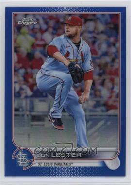 2022 Topps Chrome - [Base] - Blue Refractor #187 - Jon Lester /150