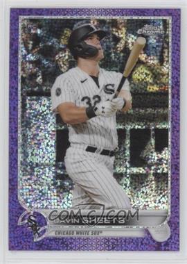 2022 Topps Chrome - [Base] - Purple Speckle Refractor #146 - Gavin Sheets /299