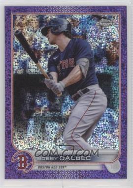 2022 Topps Chrome - [Base] - Purple Speckle Refractor #51 - Bobby Dalbec /299