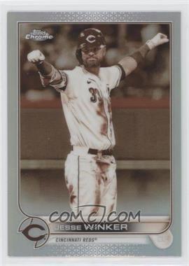 2022 Topps Chrome - [Base] - Sepia Refractor #21 - Jesse Winker