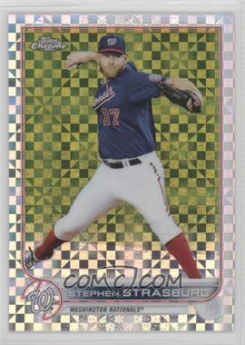 2022 Topps Chrome - [Base] - X-Fractor #184 - Stephen Strasburg