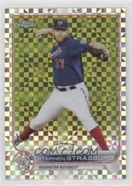 2022 Topps Chrome - [Base] - X-Fractor #184 - Stephen Strasburg