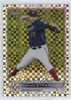 2022 Topps Chrome - [Base] - X-Fractor #184 - Stephen Strasburg