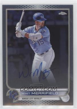 2022 Topps Chrome - Chrome Veteran Autographs #CVA-WM - Whit Merrifield