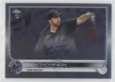 2022 Topps Chrome - Rookie Autographs #RA-ZT - Zach Thompson