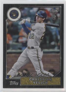 2022 Topps Chrome Ben Baller Edition - 1987 Topps Baseball #87BC-6 - Christian Yelich