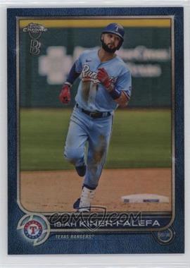 2022 Topps Chrome Ben Baller Edition - [Base] - Blue Refractor #192 - Isiah Kiner-Falefa /75